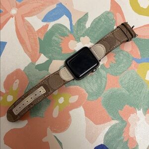 Leather-Style Tan Smartwatch Band for Wearable Devices